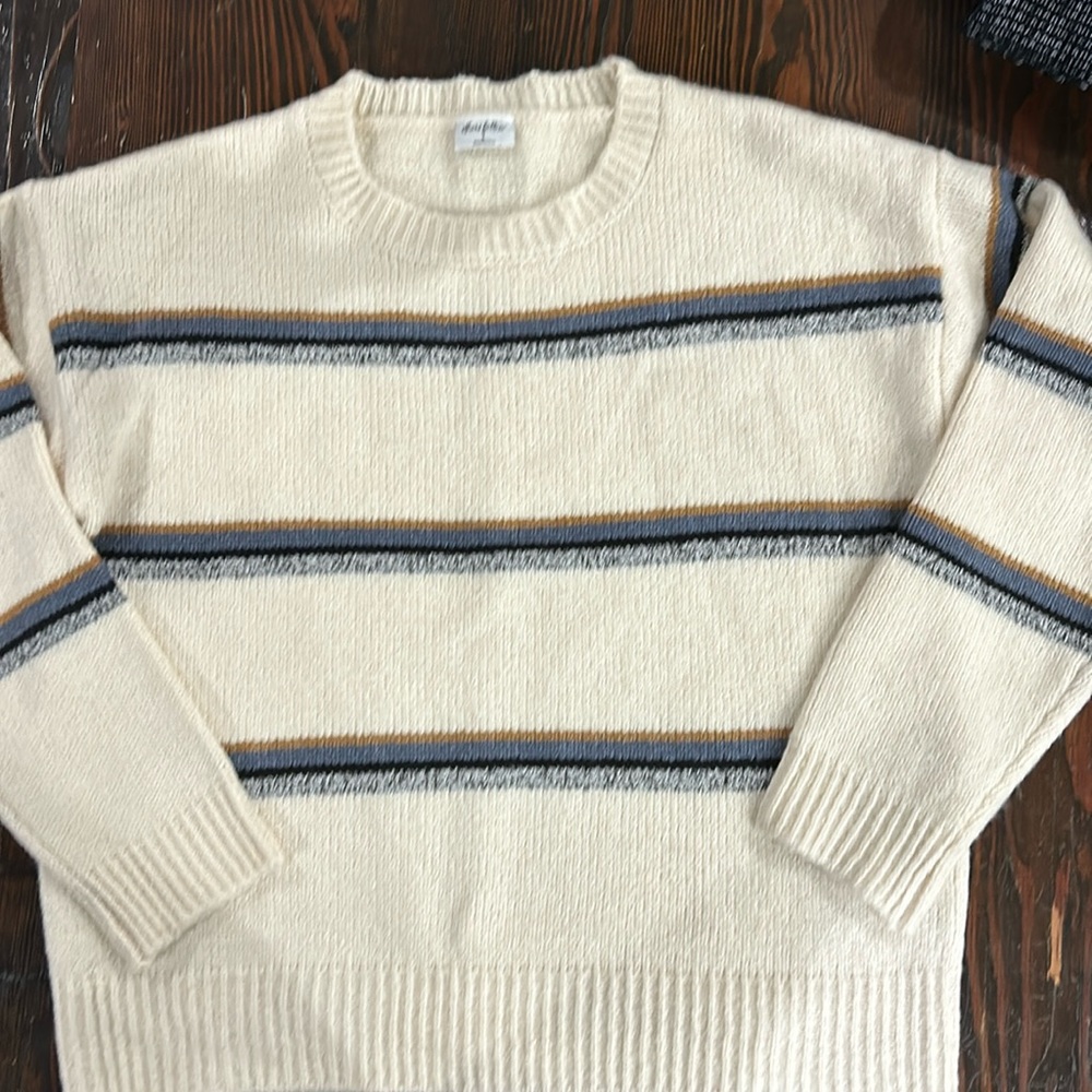 Never worn, very soft chenielle crew neck sweater from others follow